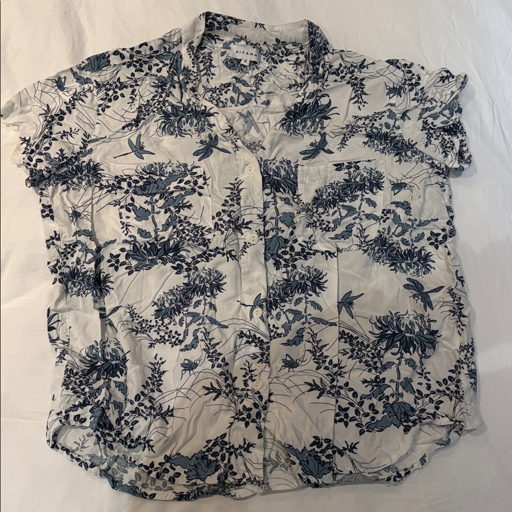 Maggie Pajama Set - Summer Toile - Picture 6 of 10